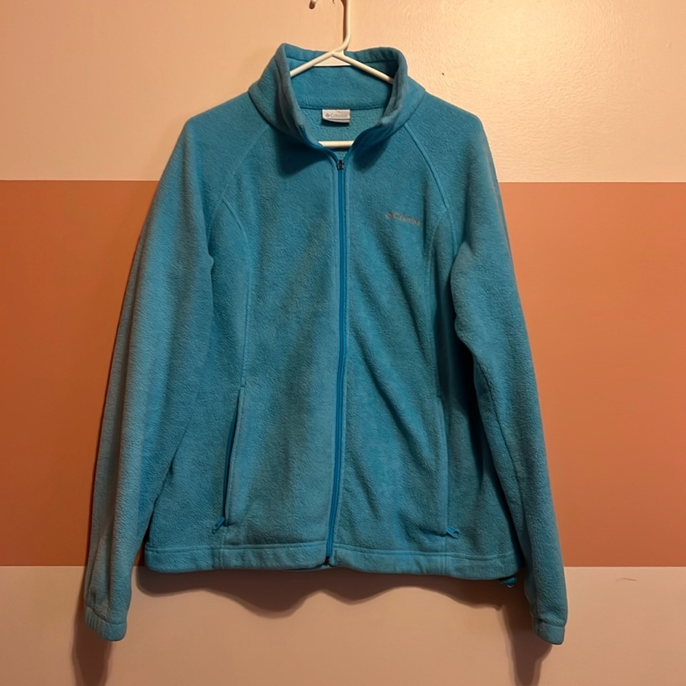 Columbia Sports Wear Blue Zip Up